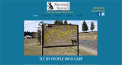 Desktop Screenshot of marcindakennels.com